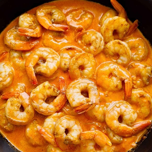 Cheesy Garlic Prawn